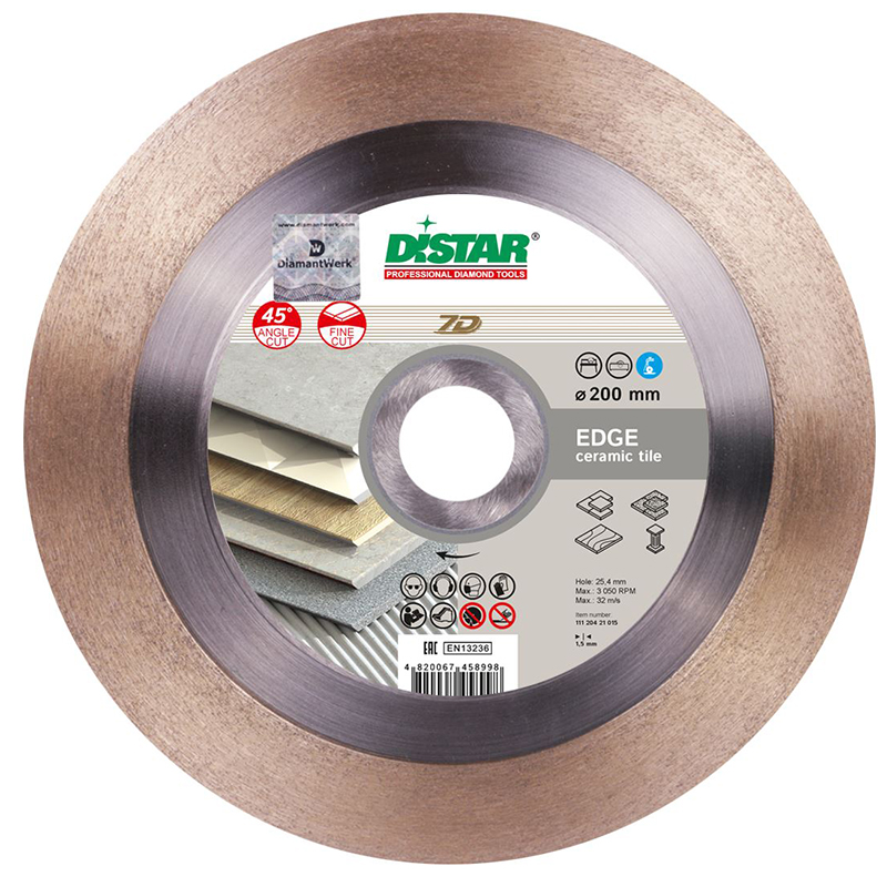 Алмазный диск Distar 1A1R 180x1,4x25x25.4 Edge 11120421014